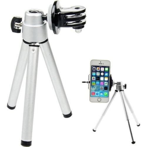 Mini Tripod Portable Folding Table Tripod Desktop Stand Aluminum Alloy Stabilizer Tripode for Cameras Smart Phones Universal