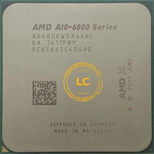 AMD A10-Series A10-6800K A10 6800K A10 6800 4.1GHz Quad-Core CPU Processor AD680KWOA44HL/ AD680BWOA44HL Socket FM2