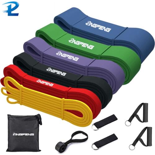 208cm Thick Stretch Resistance Band Sports Expander Elastic Pull Up Powerlifting Bands for Resistance Training and Workout