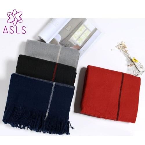 Scarf Luxury Brand Couple Winter Scarf Shawl Multi-colors Solid Warm Scarf Men Womens Basic Scarves Drop Shipping Charm Present