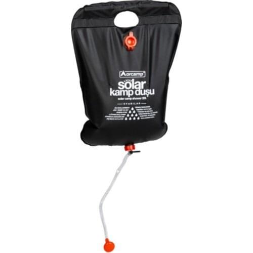 20L Water Bag Outdoor Camping Hiking Shower Bag Solar Heating Portable Travel Folding Climbing Bath Bag Hose Caravan Tent Picnic