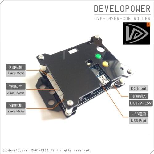 USB Laser 2-Axis Stepper Motor USB Drive Board benbox DIY Laser Engraving Machine Control Board, Adjust Power, Free Shipping
