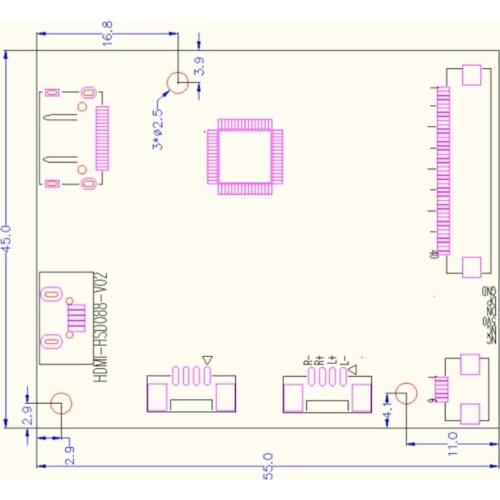 Y4UE LCD Display Screen Offering Wide Visual Angle Fast Response Speed Party Props