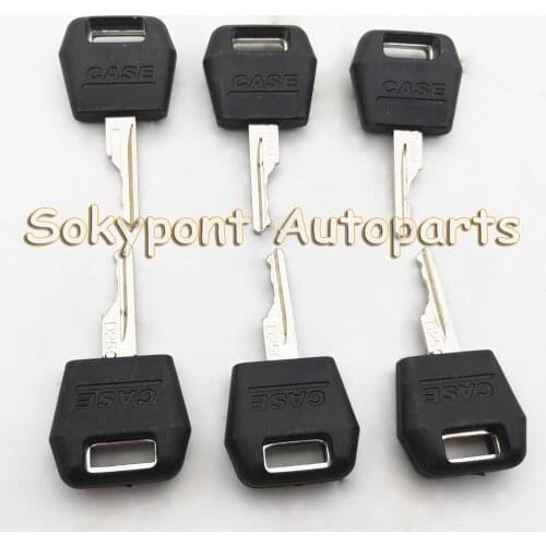 6Pcs New Key For Tractor Starter Ignition Key 47457834 1964831C2 D250