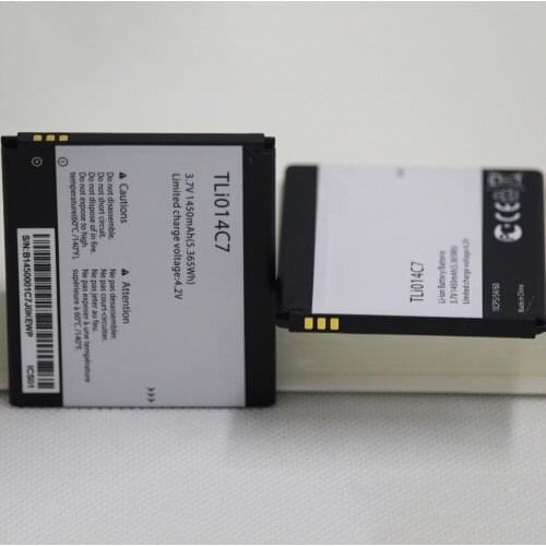 5pcs/lot lithium Mobile phone battery for Alcatel One touch Pixi first 4024D 4024X 4.0" 1450mAh TLi014C7 Phone Internal battery