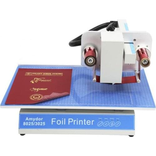 Amydor8025 Digital Aluminum Gold Color Foil Flatbed Stamping Printer