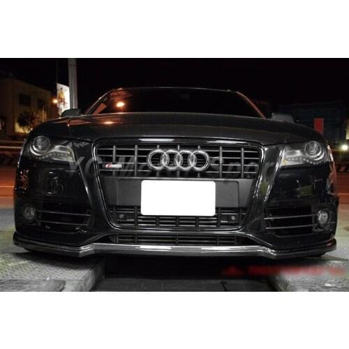 Car Accessories Fiber FRP Glass DTM Style Front Lip Fit For 2008-2012 A4 S-Line S4 B8 Front Bumper Lip Car-styling