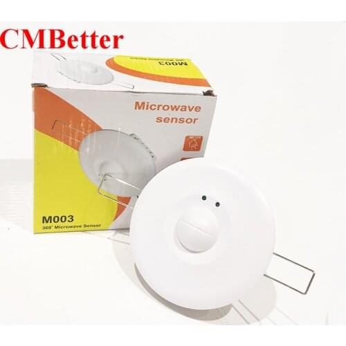 CMBetter Free shopping 220V 360 degree Microwave Sensor Light Switch Induction Microwave Motion radar Sensor Switch 1200w