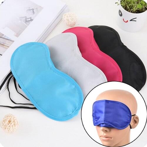 NEW 1PC Sleep Mask Natural Sleeping Eye Mask Eyeshade Breathable Cover Shade Eye Patch Soft Portable Blindfold Travel Eyepatch