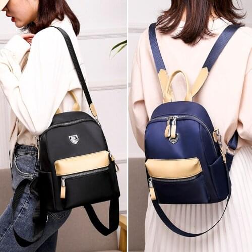 Fashion Women Backpacks High capacity Waterproof nylon Women Softpack 2021 New Girls School Bags Luxury Student Backpacks