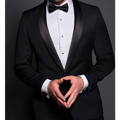 Spring Fashion Tailor Made Black Oversize Suits Men Slim Fit Tuxedo For Wedding Groomsman Dinner Beach Party Male Clothing