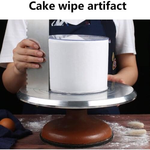 Stainless Steel Cake Cutter Cake Smooth Cream Spatula Baking Pastry Tool Dough Scraper Kitchen Butter Knife Cake Tool