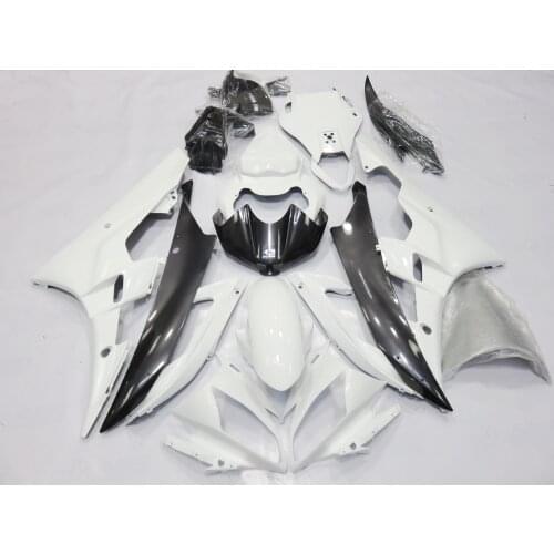 2021 WHSC Motorcycle Fairing Body Kit For YAMAHA R6 2006 white