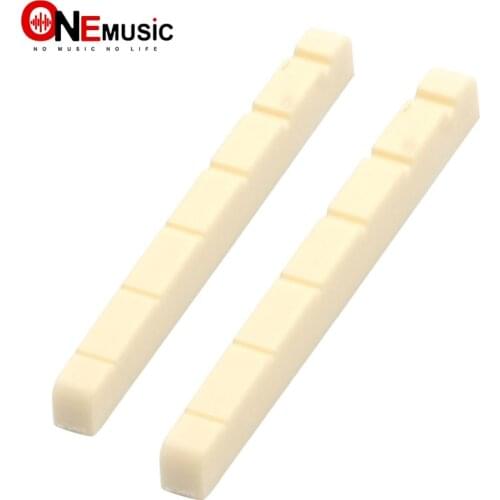 Wholesale 50pcs Ivory Plastic R400 43x3.4x4.6-3.8MM Electric Guitar Nut Electric Guitar Parts Electric Guitar DIY Parts