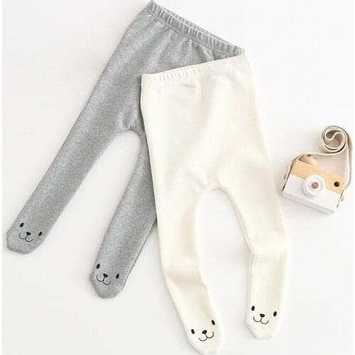 Newborn Pants Spring Summer Bbay Boys Girls Infant Bottom Skinny Pants Leggings Cartoon Cottons Trousers LZ021