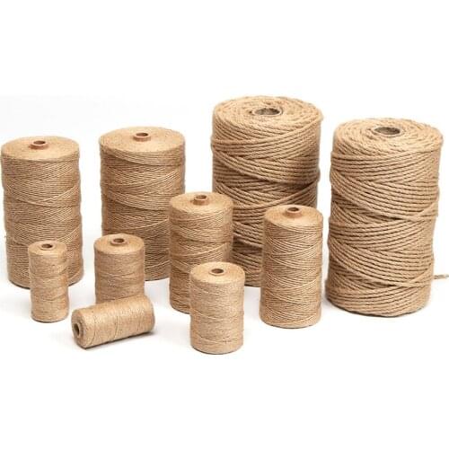 Hemp Rope Diy Handmade Retro Ornament Tag Photo Wall Hemp Rope Material Packaging Bundled Thick Rope