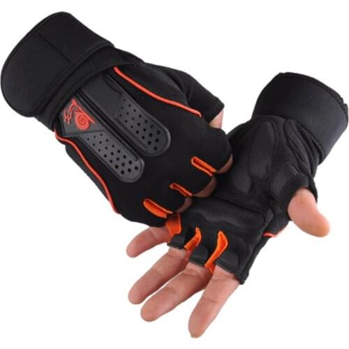 1 Pair Sports Gym Gloves Men Women Fitness Exercise Training Half Finger Body Workout Anti Slip Weightlifting Gloves