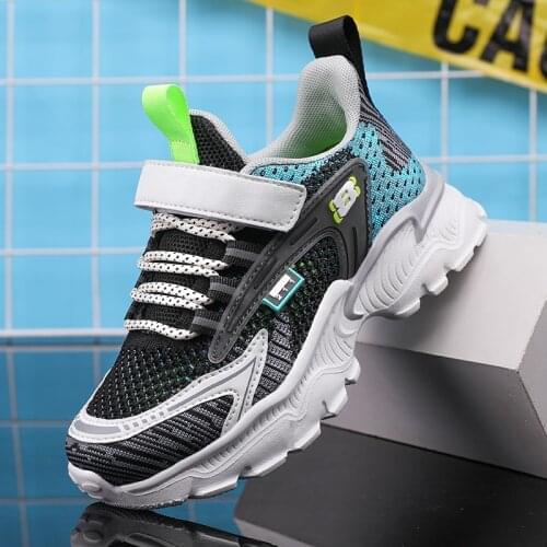 Mesh Kids Sneakers Children Casual Shoes For Boys Sneakers GIrls Shoes Hook&Loop Running Footwear Sport Trainers Breathable 2021
