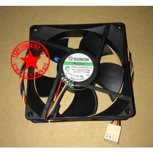 SUNON PMD1208PKV1-A B1544.S.F.GN DC 12V 4.8W 80x80x20mm Server Cooling Fan