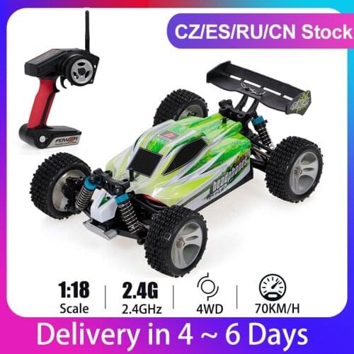 WLtoys A959-A A959-B A959 1:18 RC Car 4WD 2.4GHz Off Road RC Trucks 70KM/H High Speed Vehicle Remote Control Racing Car Toys Kid