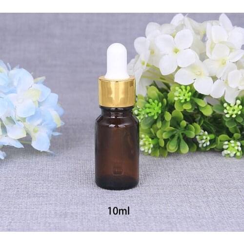2pcs 10ml 10cc Free shipping White Amber Glass Dropper Bottle Jars Vials With Pipette For Cosmetic Perfume Essential Oil Bottles