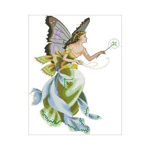 25-MD fairy series MD-63 Counted Cross Stitch 11CT 14CT 18CT DIY Cross Stitch Kits Embroidery Needlework Sets