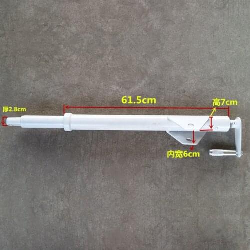 Sany mixer accessories mixing tank discharge hopper brace hoist telescopic rod hand lifting rod Delong