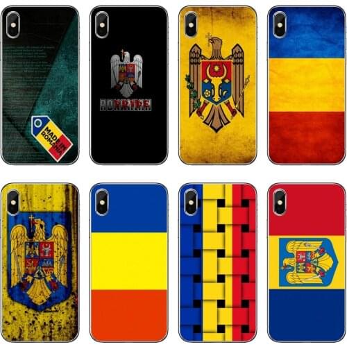Flag of Romania Accessories Phone Case For Huawei P30 P20 Pro P10 P9 P8 Lite Y5 Y6 Y7 Y9 P Smart Plus 2018 2019