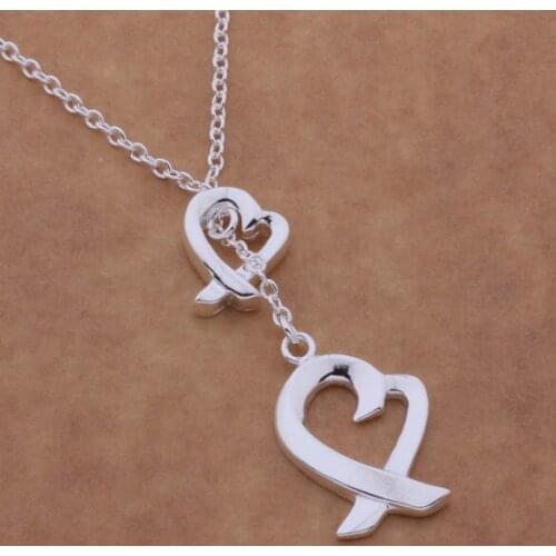 AN600 Hot sterling Necklace fashion jewelry pendant /aymajpta bdqajuxa silver color