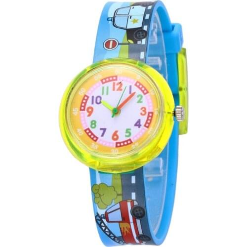 Brand New Fashion Cute Harajuku The Car Boys Girls Children Watch SportS Jelly Watch Women HOT Cartoon Wrist Watch