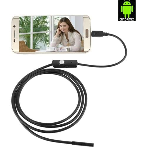 Endoscope 7mm Lens for Some Android Phone Endoscope Waterproof 1M 2M 3.5M 5M Micro USB OTG Endoscoop Camera Borescope Endoscopio