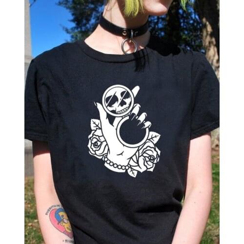 Gothic Dead On The Inside keleton T-Shirt 100% Cotton funny unisex graphic camisetas street style women Fashion tshirt top tee