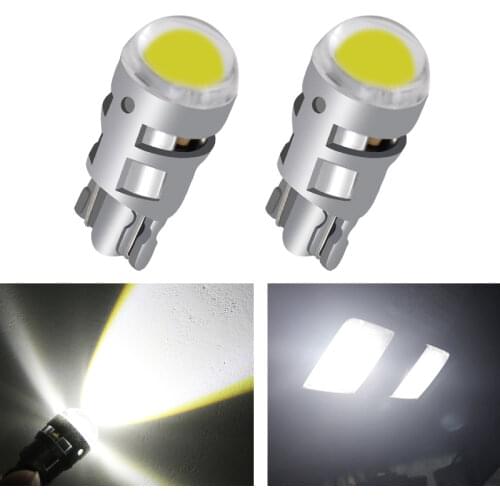 2X T10 Led Signal Lamp Car Bulb W5W 194 168 Trunk Led Reading Interior Lamps Clearance Backup Reverse Light License Plate Lamp