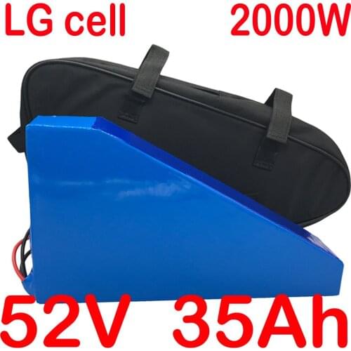 52V 500W 1000W 2000W Ebike Battery 52V Lithium Battery 14S 52V 17AH 20AH 25AH 27AH 30AH 35AH Electric Bike Battery Use LG Cell