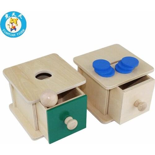 Montessori Baby Toys For Children Wooden Education Toys Infant Toddler Imbucare Box With Prism