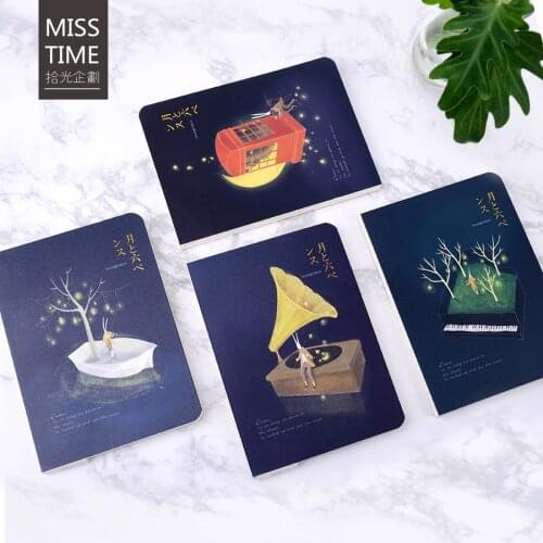 N22 Sketch Painting Creative Page 80 sheets luminous n43 Stationary Product Cute Supplies Notebook Diary