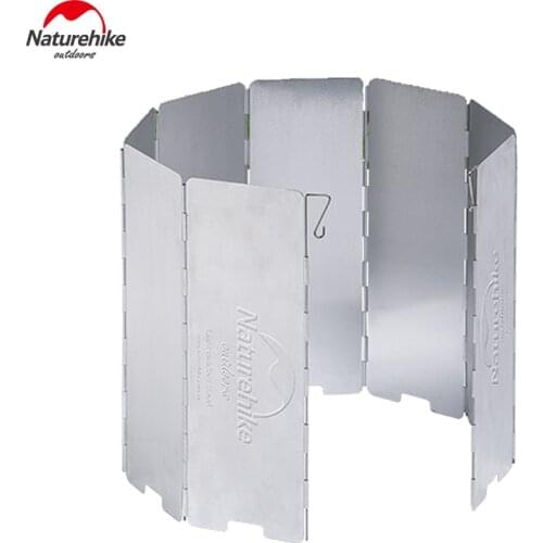 Naturehike Outdoor Ultralight Folding Windshield Camping Stove Windscreen Cooking Windproof Accessories