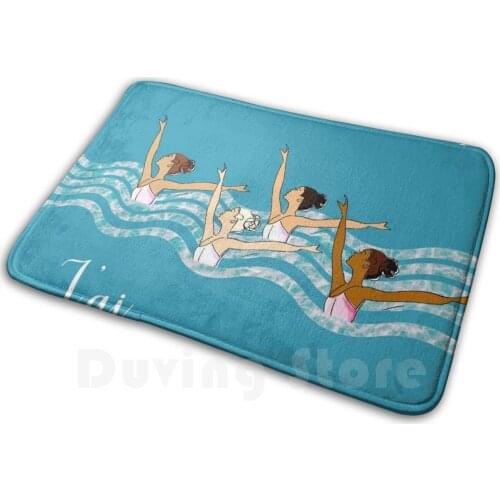 I Can Not Have Synchronized Swimming Mat Rug Carpet Anti-Slip Floor Mats Bedroom Not Authorized Not Perfect Do Not Panic Not