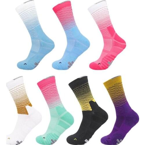 2021 New High Quality Pro Team Men Basketball Socks Adult Elite Game Training Socks Men Fashion Outdoor Sports Socks