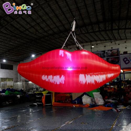 Personalized 3m width giant inflatable lips / 10 feet red inflatable lips for party toys
