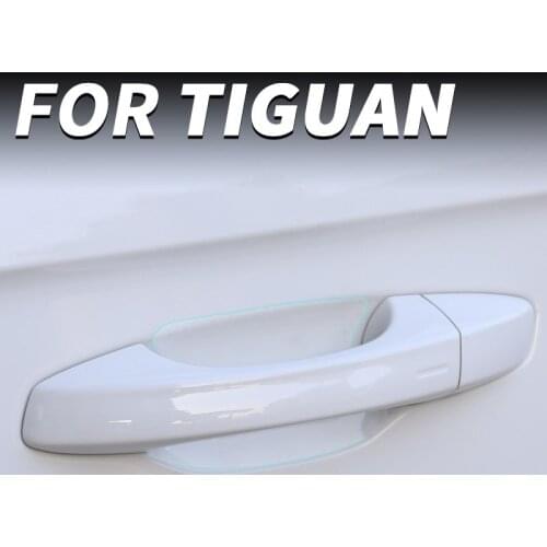 FOR Volkswagen New Tiguan 2017 2018 2019 2020 2021 Car Door Bowl Film Handle Bowl Paint Protective Film Exterior Accessories