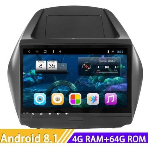 Roadlover 2Din Android 8.1 Car Radio GPS Navigation Magnitol Autoradio Car Multimedia Player For Hyundai IX35 2010 Stereo NO DVD