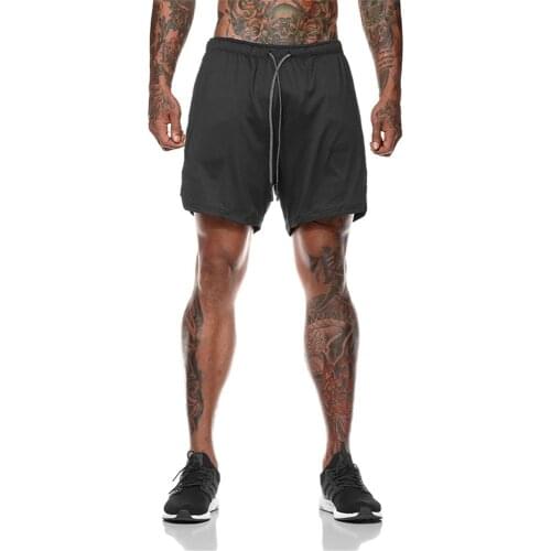 Sports Shorts Men Summer Fitness Fast Dry Breathable 5 Points Pants Single-Layer Mesh Stretch Beach Pants Casual Running Shorts