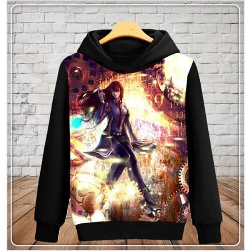 STEINS GATE hoodie Spring&Autumn Coats Jackets Men women Hoodies