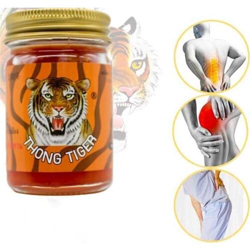 50g 100% Thai Tiger Balm Ointment Medical Plaster Joint Arthritis Rheumatic Pain Patch Red Tiger Balm Cream
