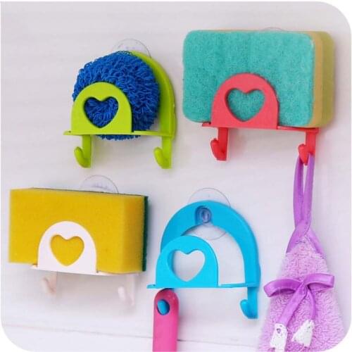 Bathroom Soap Storage Box Kitchen Storage Box Sponge Drain Dry Organizer Convenient Useful Container Plastic Box Sponge storage