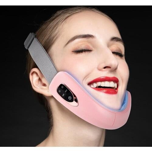 Face Slimming Vibration Massager Facial Lifting Skin Tightening Belt Machine