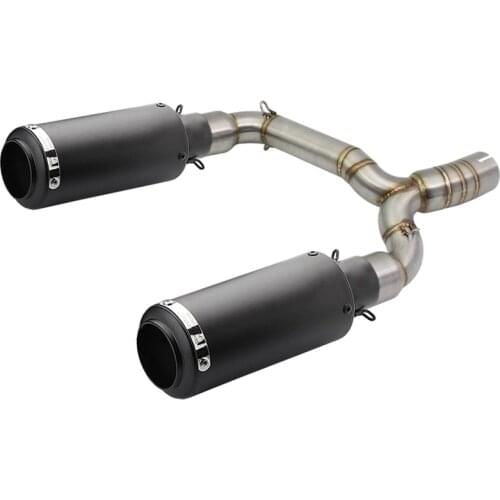 Motorbike Slip On for Suzuki GSR600 GSR400 BK600 BK400 Exhaust System Muffler Pipe Motorcycle Mid Tube and End Pipes 400CC 600CC