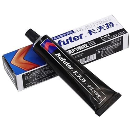 Kafuter high quality 55g K-586 black Waterproof Resistant to oil Resist high temperature sealant