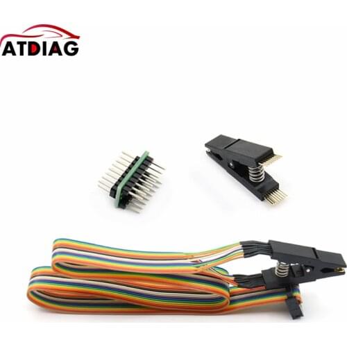 SOIC16 SOP16 To DIP8 CLIP for RT809H RT809F TL866CS TL866A TL866II EZP2010 EZP2013 TNM5000 Programmer Testing CliP